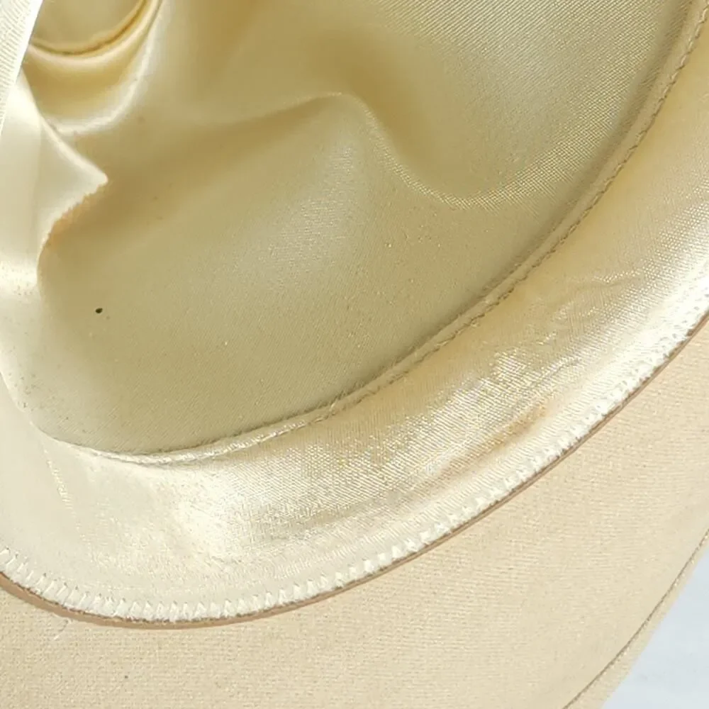 Resistol Vintage 7 1/8 Self Conforming Tan Beige Suede Felt Western Cowboy Hat